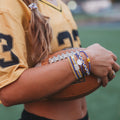 Hairtie Bracelets Game Day Purple / Yellow