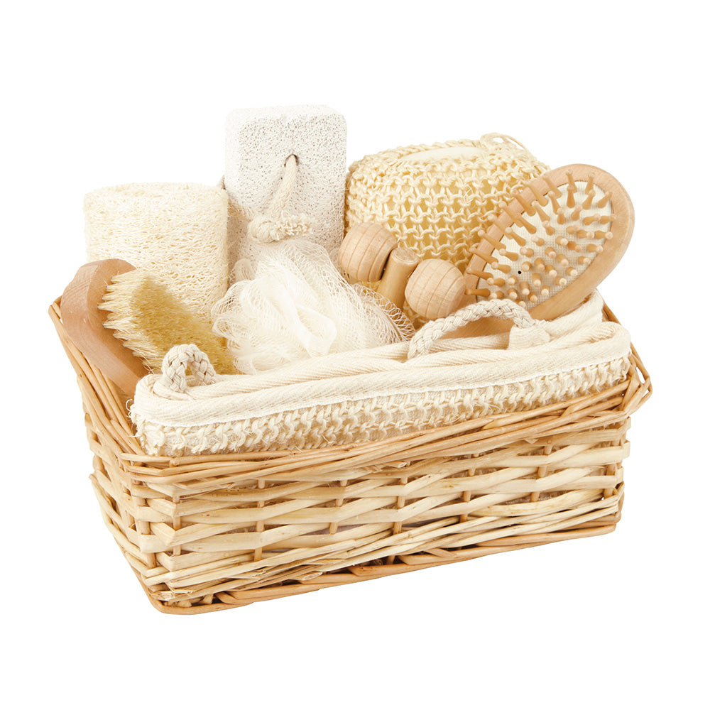 Spa Gift Set in Wicker Basket