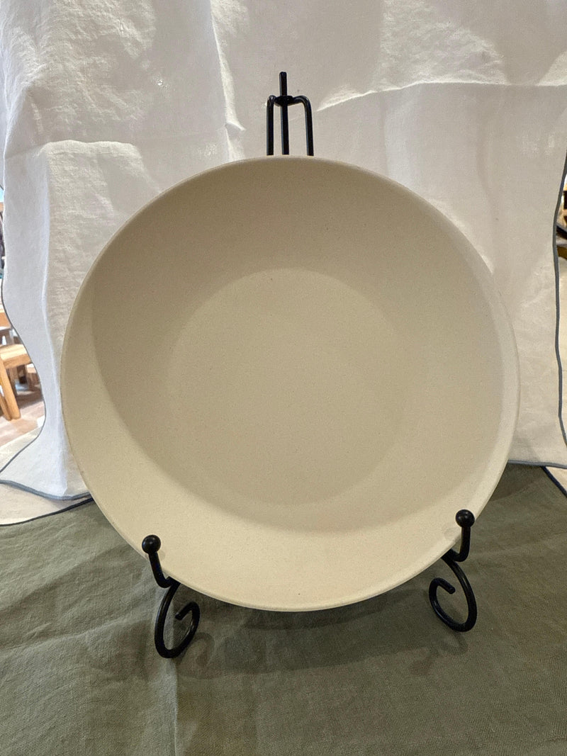 Melamine Soup Plate - Cream