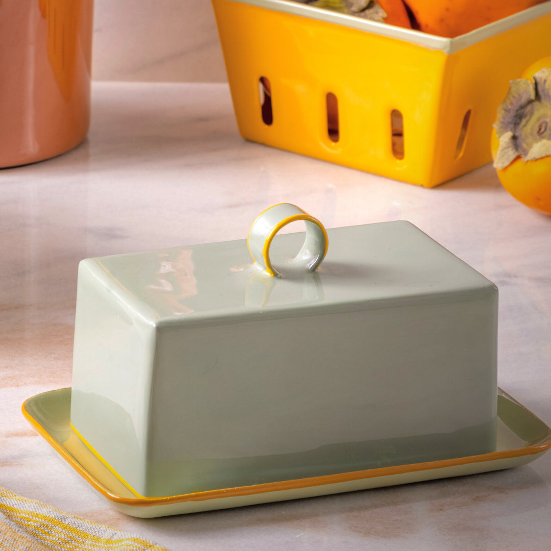 Harlow Bright Butter Dish