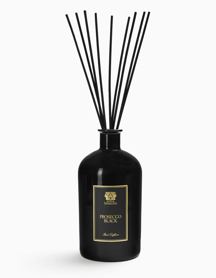 Prosecco Black Ornament