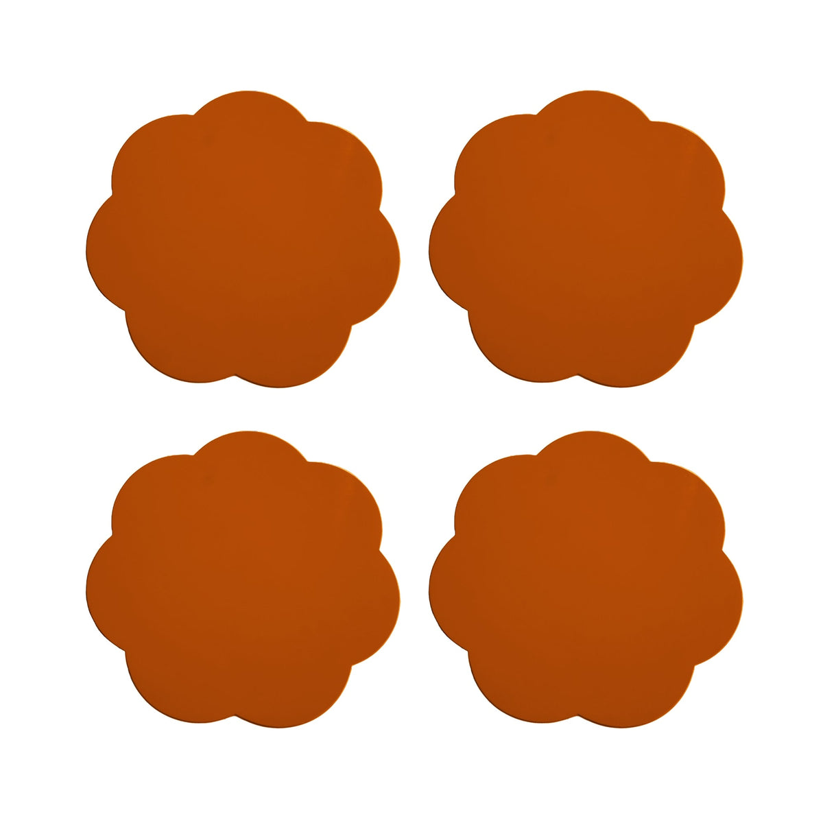 Set of 4 Coasters (Orange)