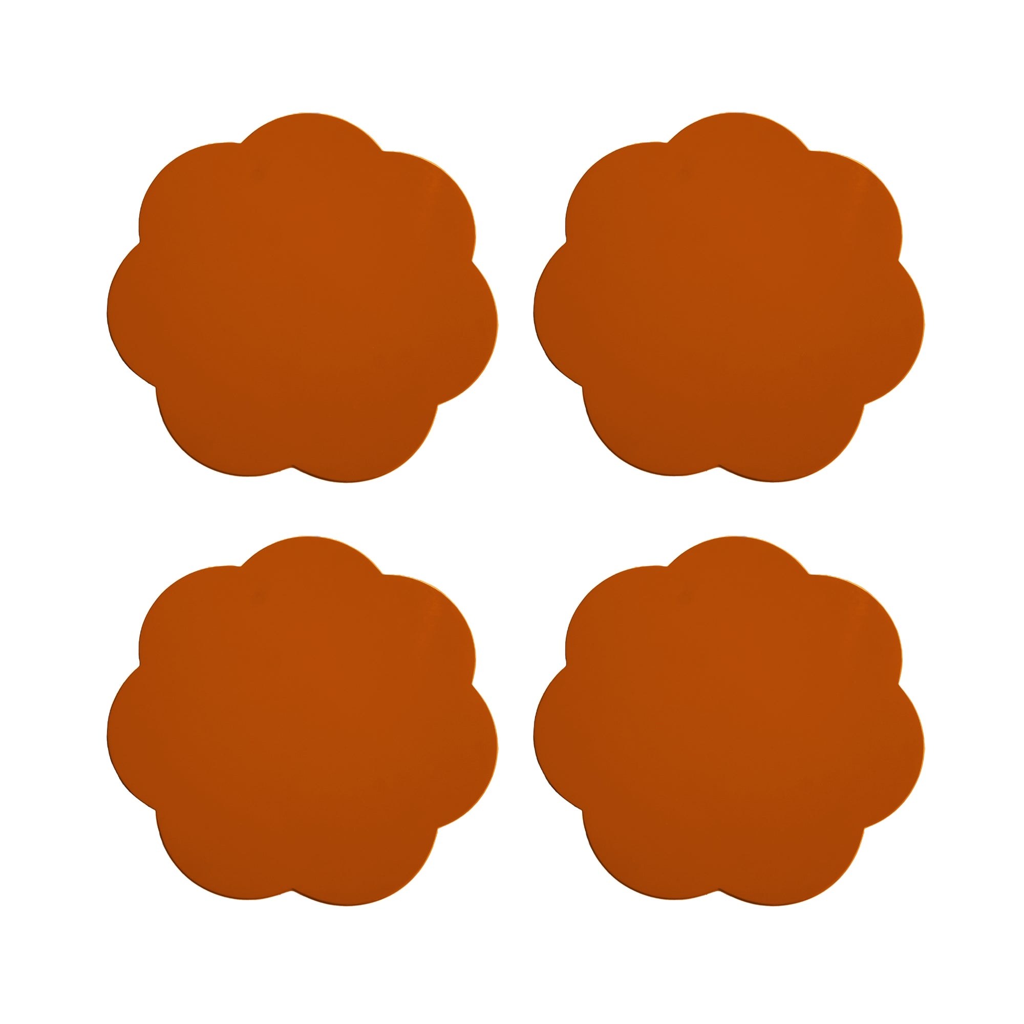 Set of 4 Coasters (Orange)