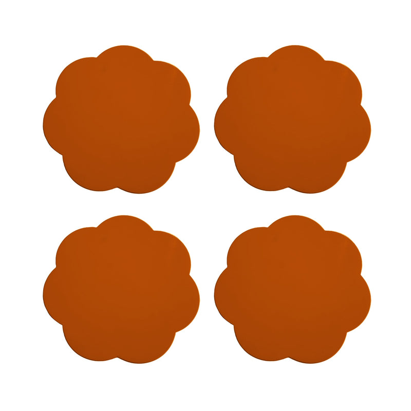 Set of 4 Coasters (Orange)