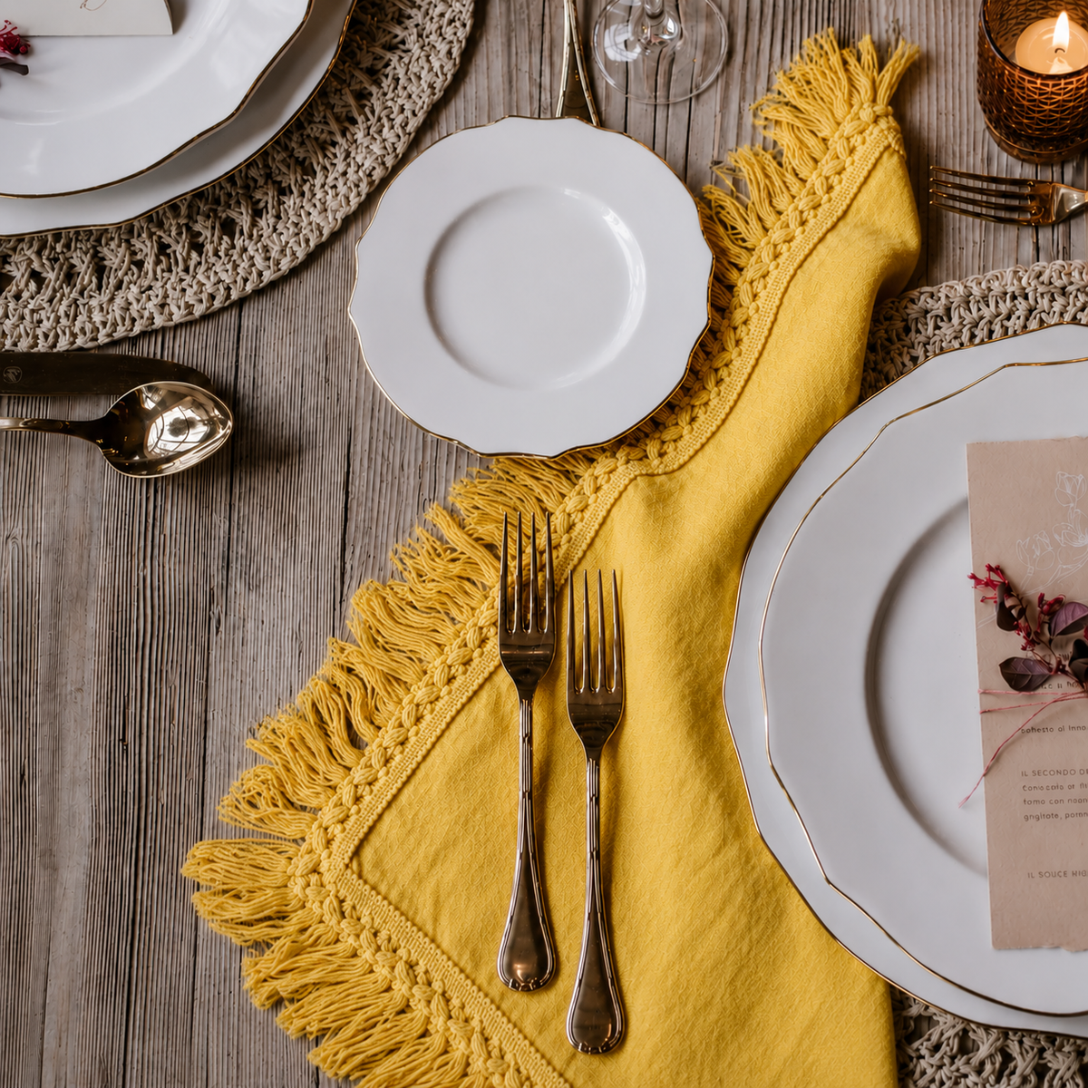 Napkin With King Fringe