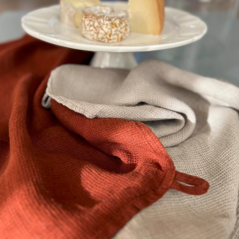 Dishcloth With Loop Gaufré