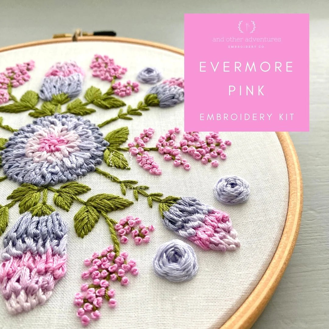 Embroidery Kit (Evermore Pink)