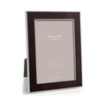 Coffee Faux Snake Enamel Picture Frame