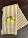 Bussatti Kitchen Towel (100% Linen Lemon Tree Kitchen Towel)
