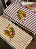 Bussatti Kitchen Towel (100% Linen Orange Tree Kitchen Towel)