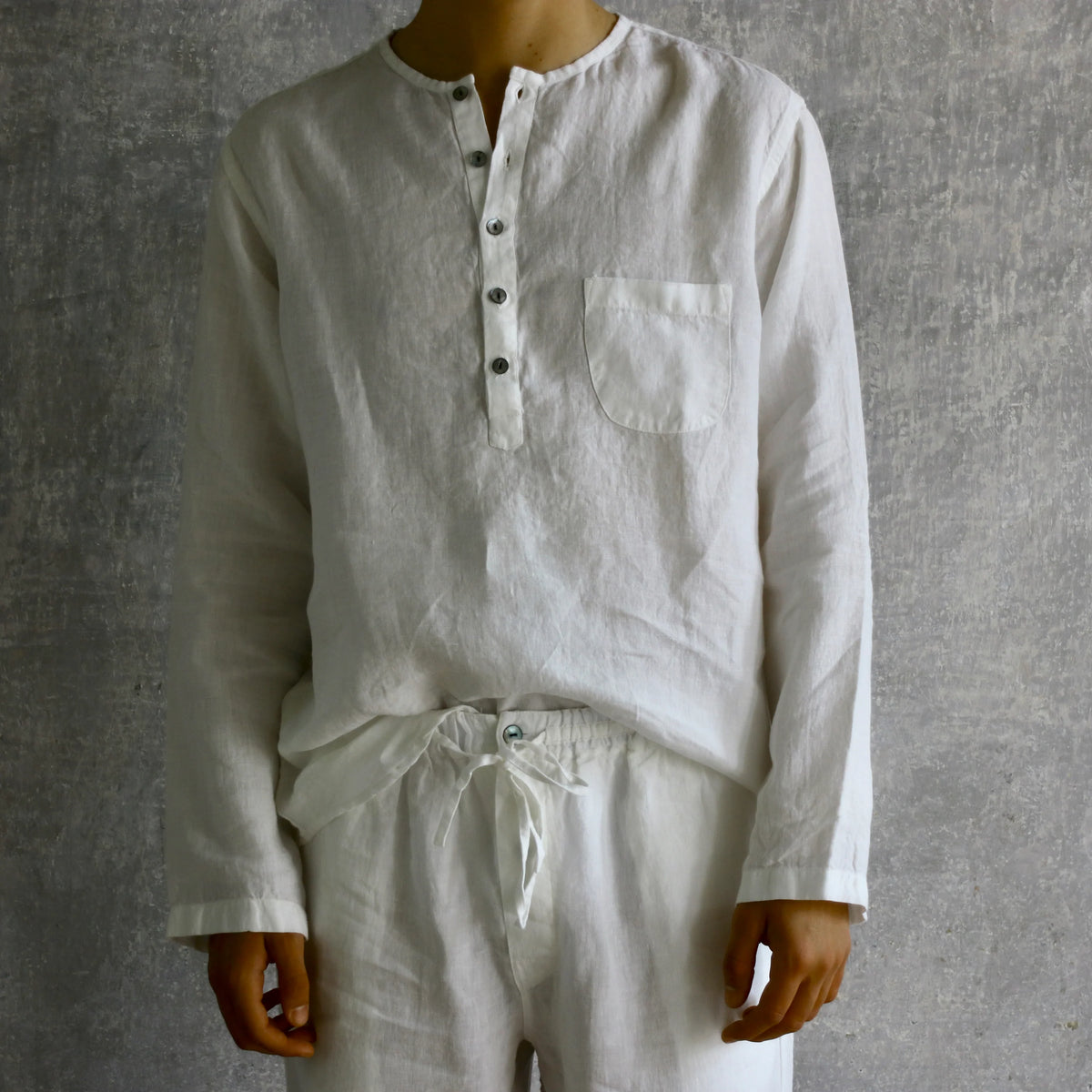 Ibiza Shirt - Linen White (M/L)