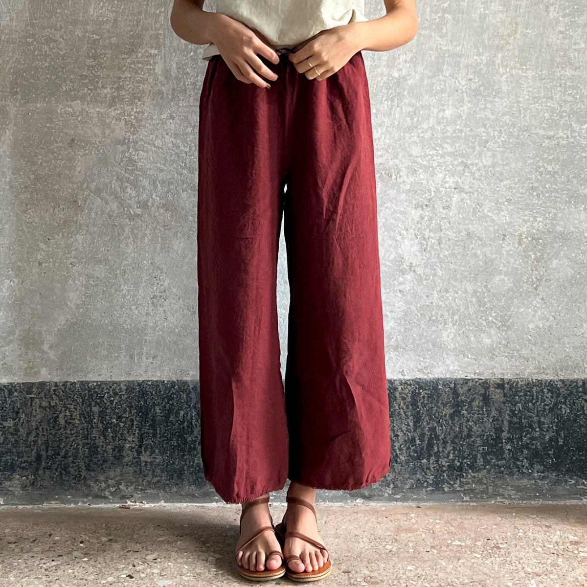 Maiorca Trousers - Bordeaux (M/L)