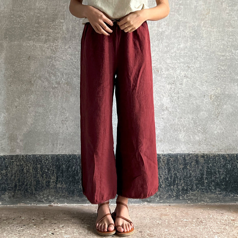 Maiorca Trousers - Bordeaux (M/L)