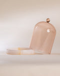 Pink Onyx Cloche & Stone