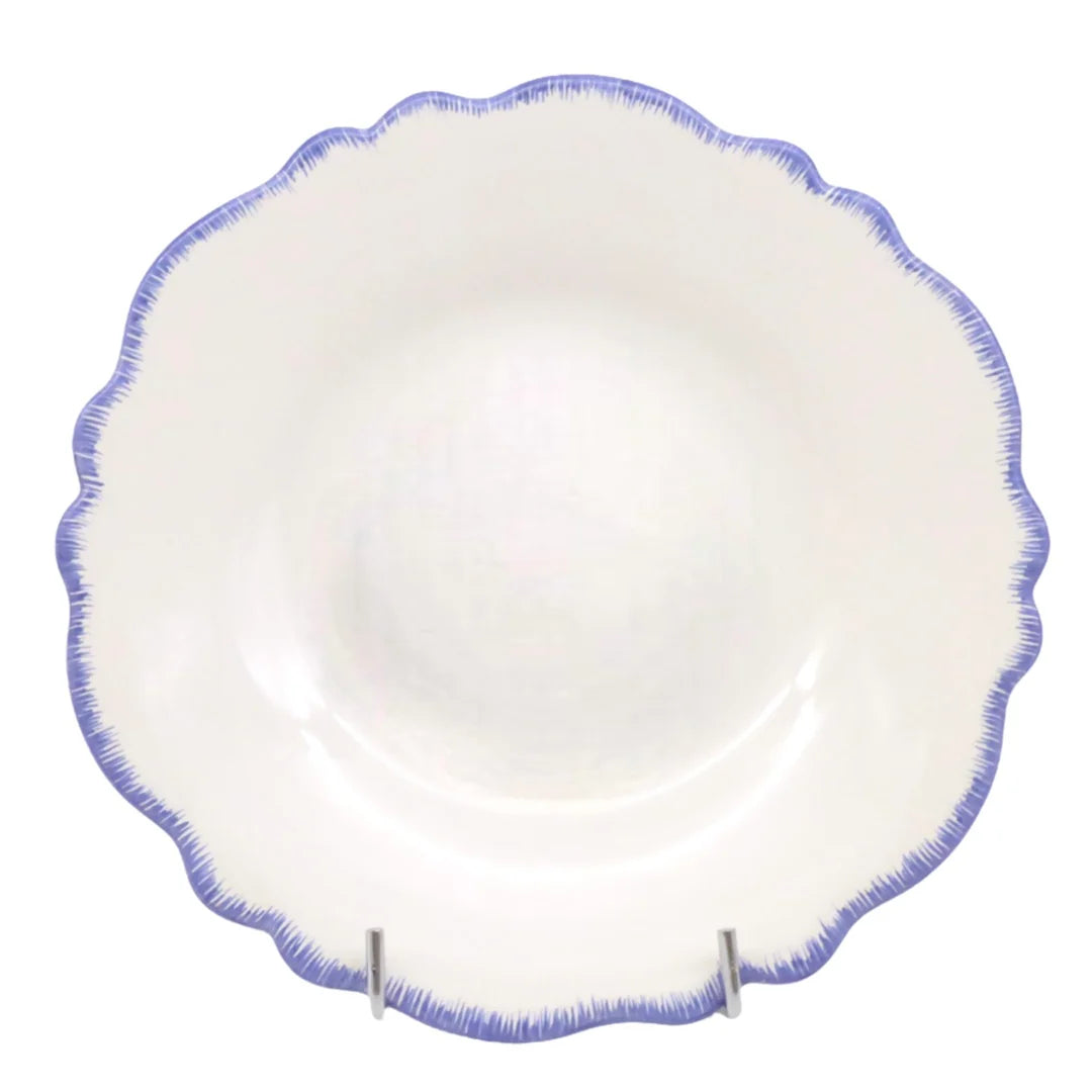 Handpainted Dessert Plate (Purple)