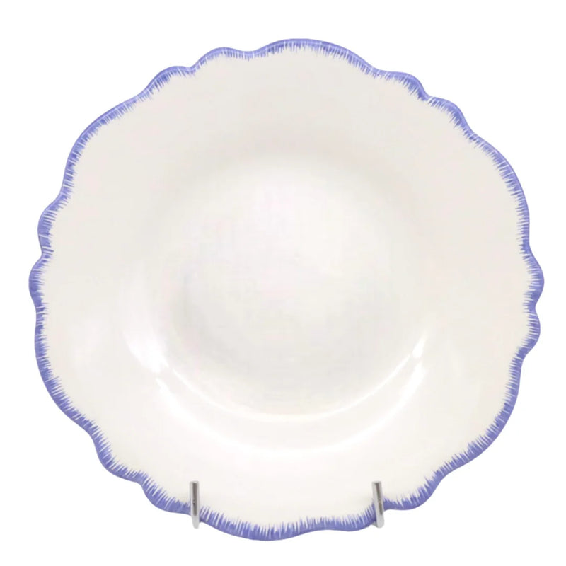 Handpainted Dessert Plate (Purple)