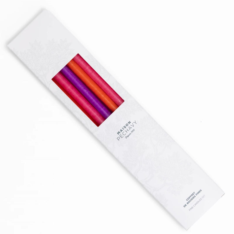 Coffret De Bougies Fines (Pomme de Amor)