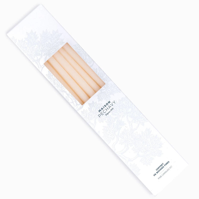 Coffret De Bougies Fines (Ecru)