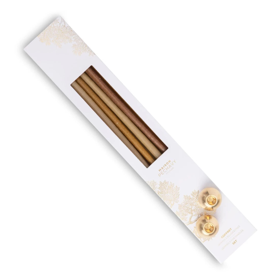 Coffret De Bougies Fines (Nude)