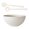 Cream Melamine Big Salad Bowl