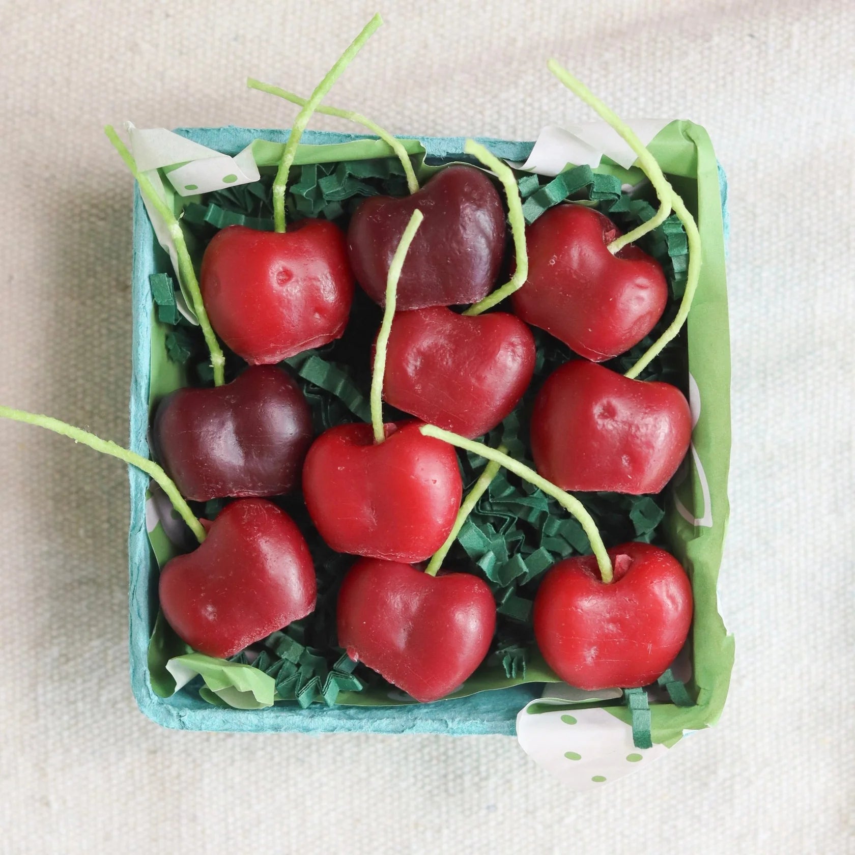 Beeswax Dark Cherry Candles Set