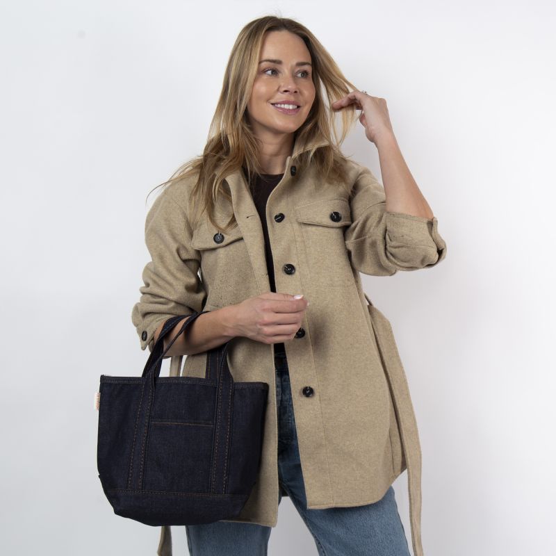 Heritage Denim Open Top Tote
