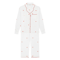 Women Pyjama Valentine- White (Small)