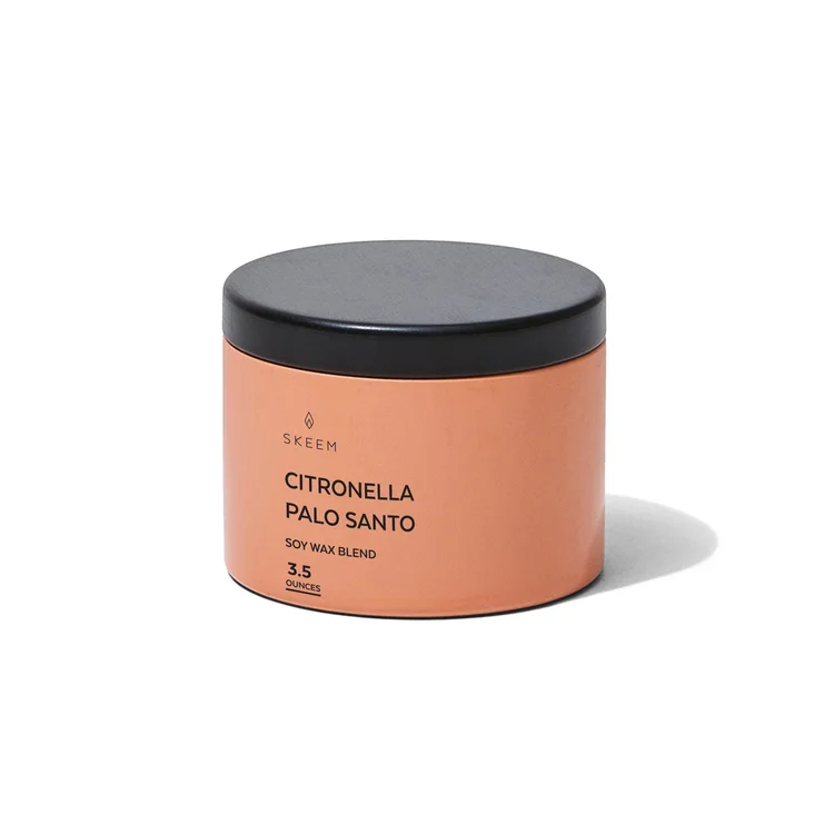 Aura Citronella Petite Candle, Palo Santo