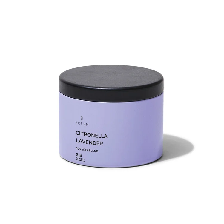 Aura Citronella Petite Candle, Lavender