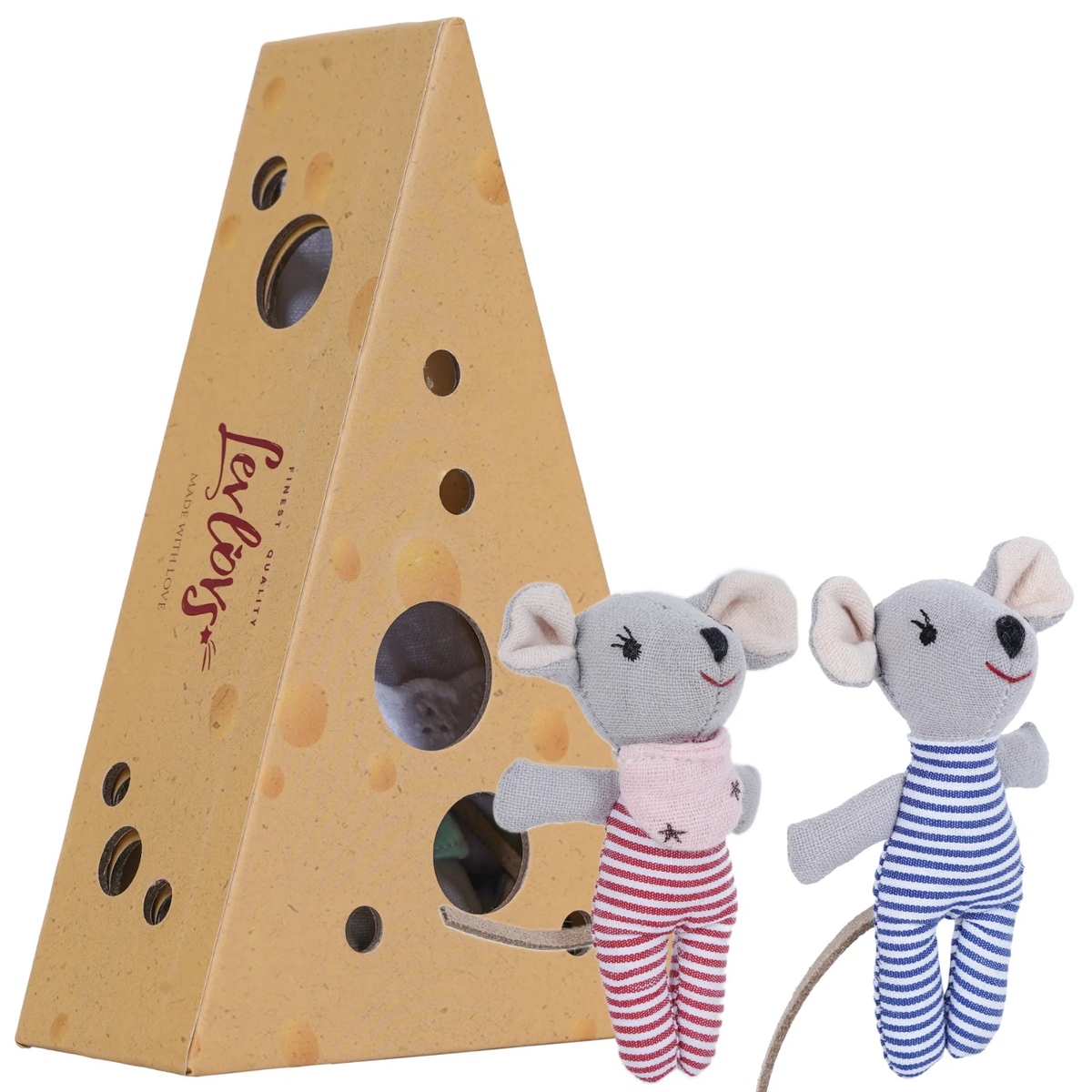 LevLovs Mouse Twins in Cheese Cotton