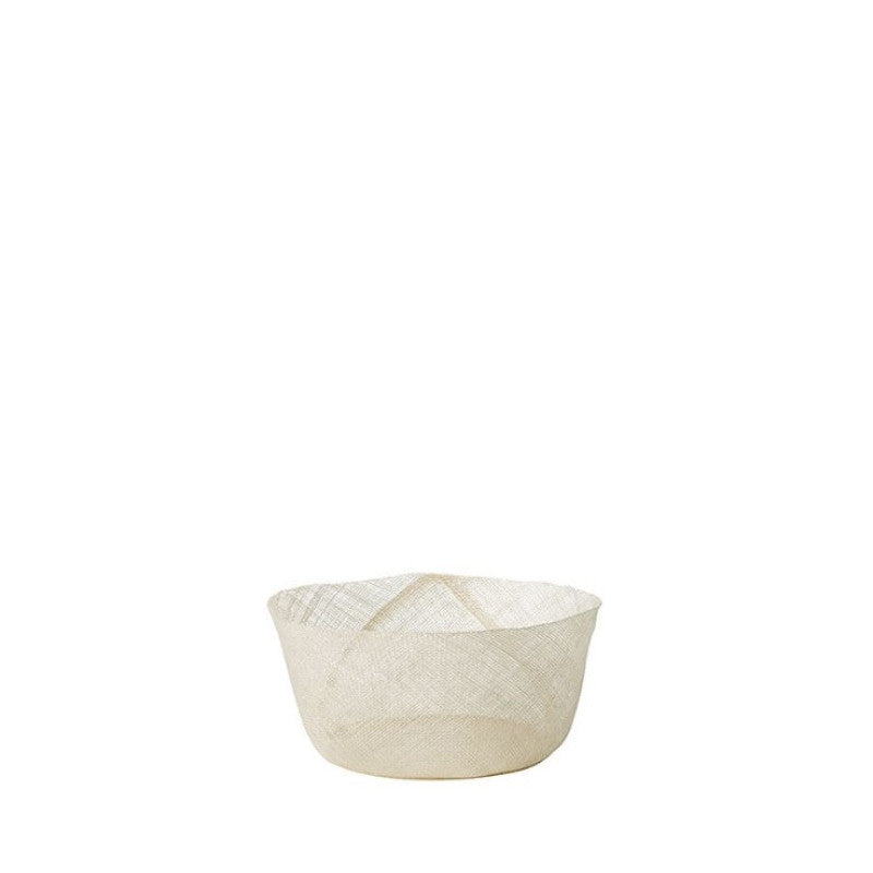 White Net Abaca Bowl