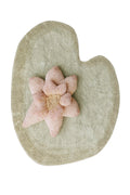 Washable Cotton Rug Puffy Lily