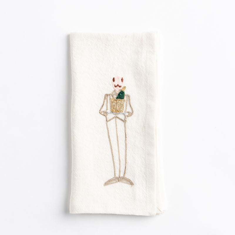 Napkin (100% Linen Napkins - Water with Wine)